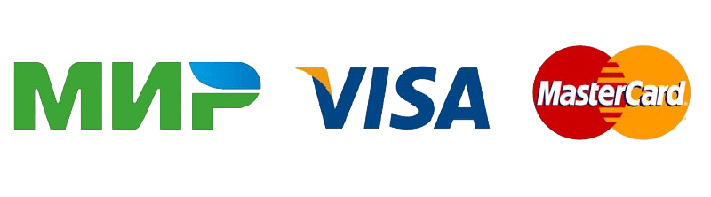 МИР, Visa и Mastercard